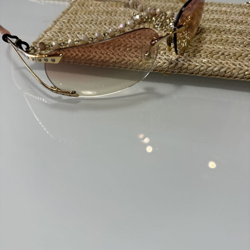 Versace Vintage Sunglasses limited edition with Swarovski crystals, like new