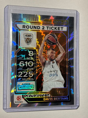Davis Bertans 2025-26 Contenders EuroLeague Round 2 Ticket 2 like new