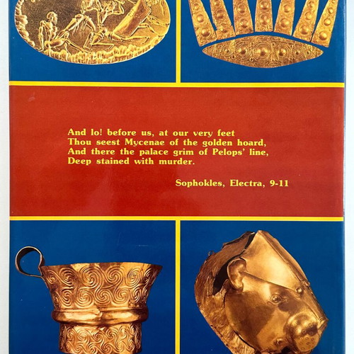 Mycenae Rich In Gold 1983 hardcover book like new