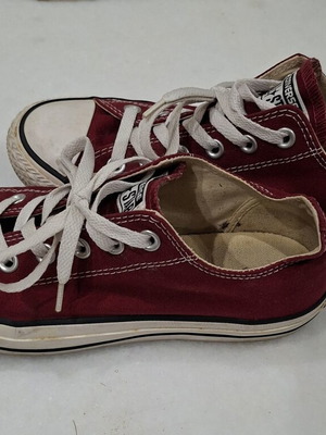 Converse All Star women's sneakers, size 39.5, burgundy