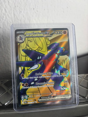 Pokemon Destined Rivals Cynthia's Garchomp ex Ultra Rare σαν καινούργιο