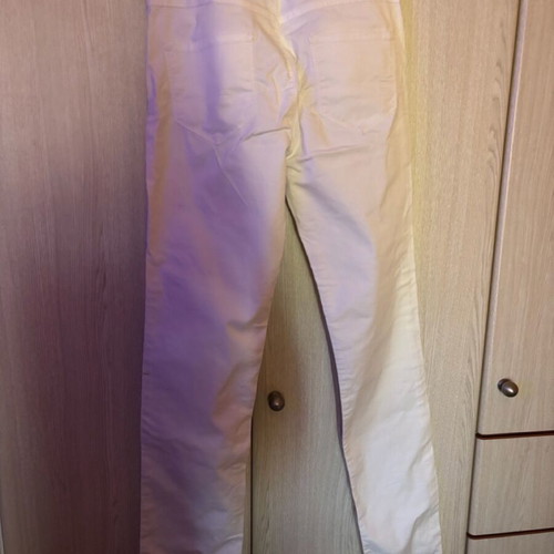 Benetton women's white pants like new, size S