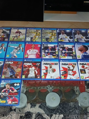 PS4 games σαν καινούργια, FIFA, NBA και PES