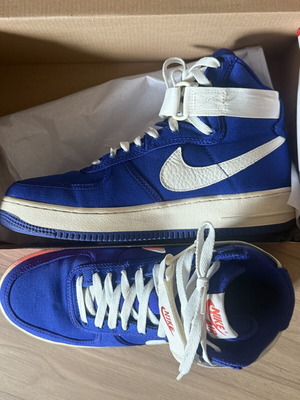Nike Air Force 1 High Utility blue white size 42.5 like new
