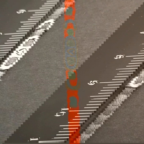 Babylonia κόκκινο βραχιόλι για μικρό καρπό μεταχειρισμένο, 16 cm