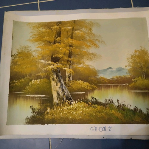 Oil painting on canvas like new, landscape 30x40