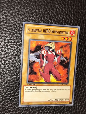Elemental HERO Burstinatrix κάρτα Yu-Gi-Oh σαν καινούργιο