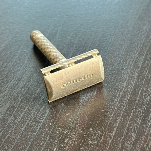 Gillette Vintage Metal Safety Razor used
