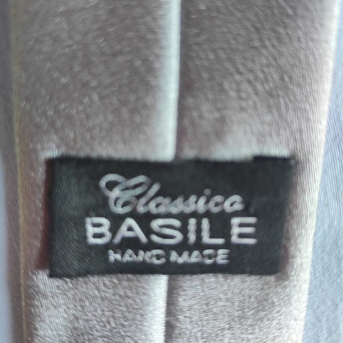 Tie and bow tie set Basile like new, gray and multicolor, 3 ties 2 bow ties