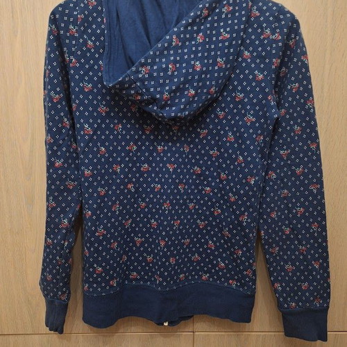 Pull & Bear Hoodie zip-up jumper woman's large blue like new
