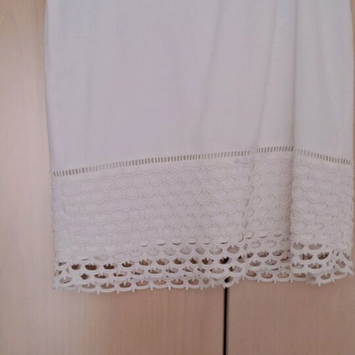 Ann Taylor white linen blazer size 12 and pants size 14 used