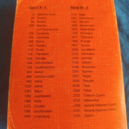 Stamp catalog 1993/94 used