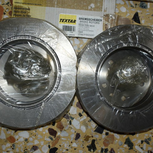 Textar ventilated brake discs Opel Omega A new 258 mm