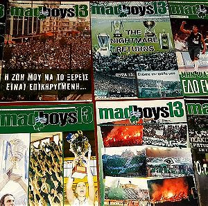 28 Περιοδικά "MadBoys 13 ΠΑΝΑΘΗΝΑΙΚΟΣ" (2003 - 2011)