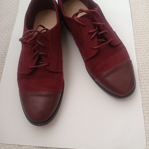 Sfera Oxford shoes size 38, like new, burgundy