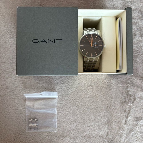 GANT Park Hill III watch like new, charcoal dial with rose gold details