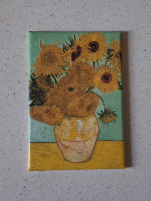 Μαγνητάκι Βάζο με Δώδεκα Ηλιοτρόπια σαν καινούργιο