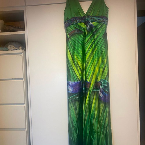 Gizia silk dress used, multicolor, size S