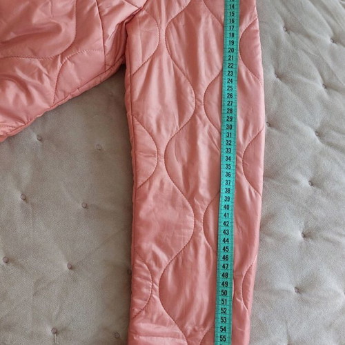 Quilted women's light jacket new, coral, size 42/44