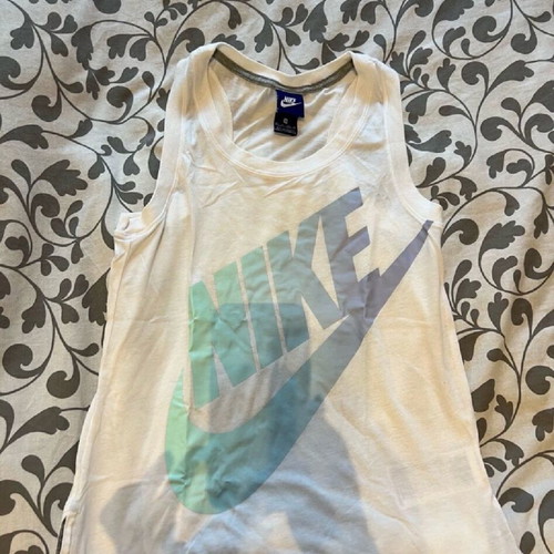 Nike sports shirt like new, white and blue, size XS