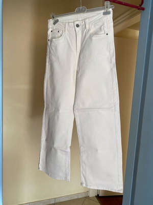 White denim pants size Large