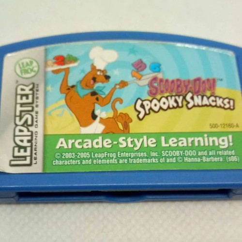 Leapster Scooby Doo Spooky Snacks game used