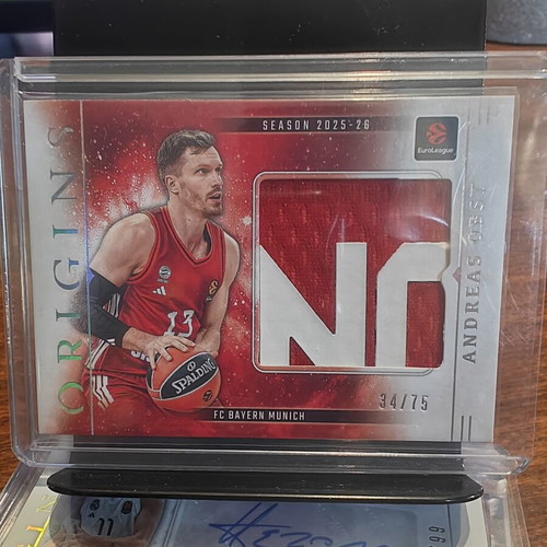 2025-26 Panini Origins EuroLeague Basketball Card Andreas Obst FC Bayern Munich