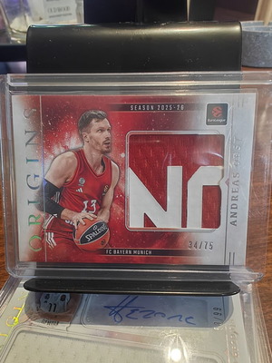2025-26 Panini Origins EuroLeague Basketball Card Andreas Obst FC Bayern Munich