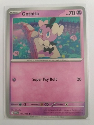 Pokemon Gothita Common card new condition in sleeve