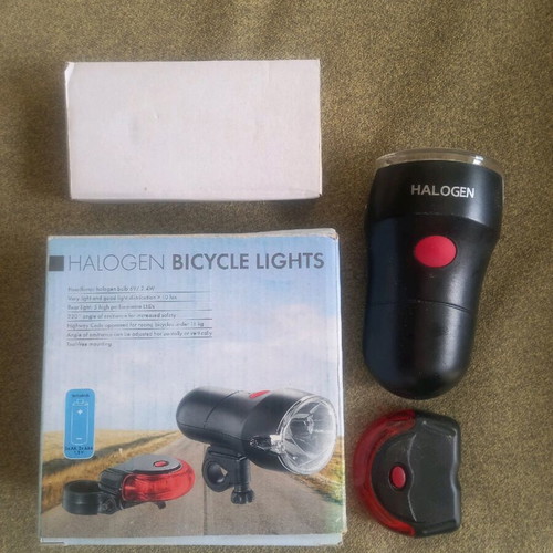 Bicycle lights like new for front and rear