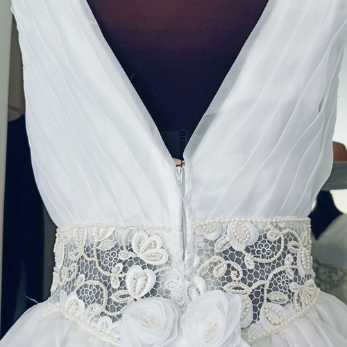 Fairytale wedding dress like new, size S/M, white, length 140cm