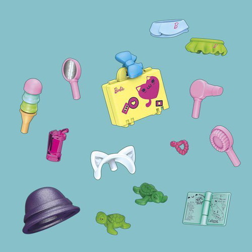Mattel Mega Barbie Building Blocks Set Convertible Beach Adventure new