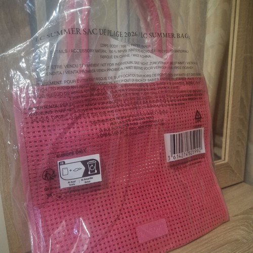 Lancôme Tote Bag new, fuchsia pink
