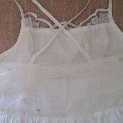 Pierre Cardin φόρεμα 100% cotton σαν καινούργιο, άσπρο, 65cm