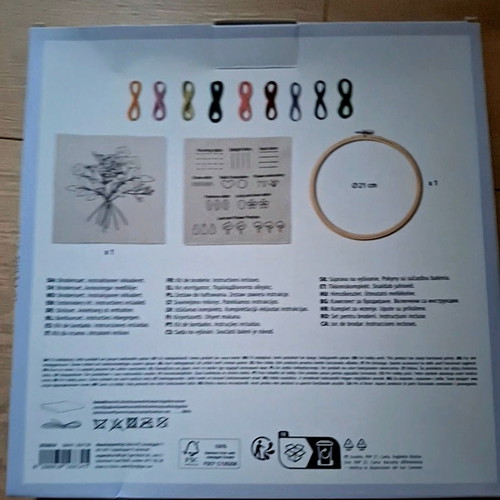 Embroidery kit new, unused