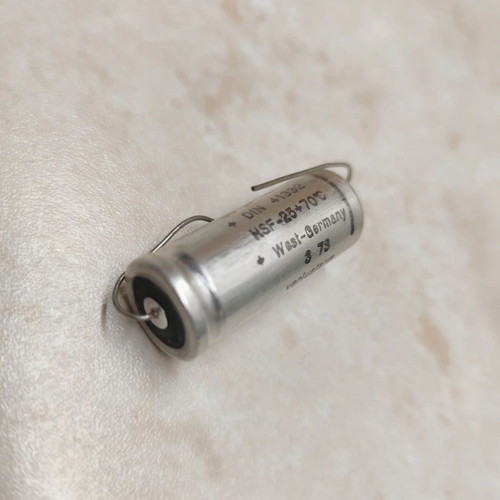 SK West Germany 50uF 15V Axial Capacitors, pack of 16, vintage NOS