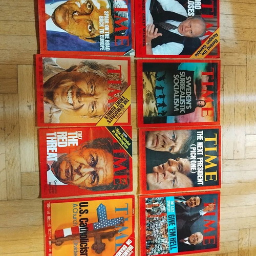 Time Magazine collectible 10 issues like new 1976