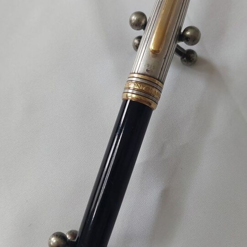 Montblanc Meisterstuck Solitaire Doue pen used, silver 925 black