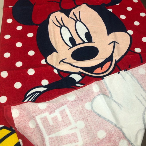 Minnie Disney beach towel 70x140 velour new