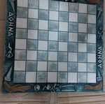 Ceramic chessboard handmade new