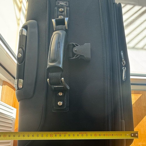 Delsey Black Suitcase Used Large Size