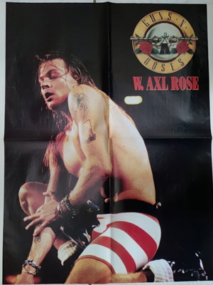 Αφίσα διπλής όψης Guns N' Roses Axl Rose, Metal Hammer