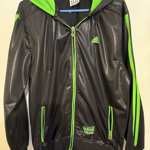 Adidas Chile62 μπουφάν μαύρο καινούργιο, μέγεθος XXL