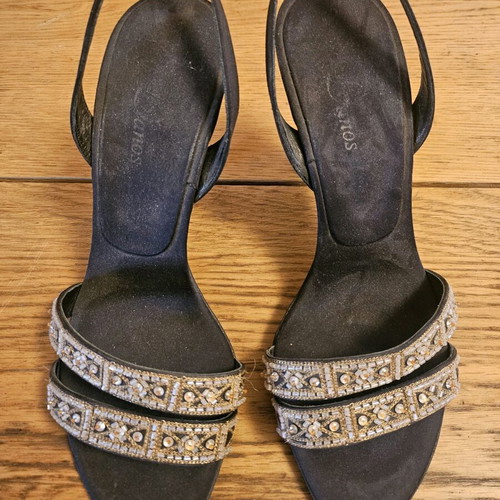 Danos sandals like new, black, size 39