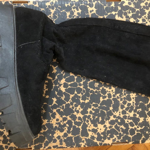 Sock boots size 38 used, black