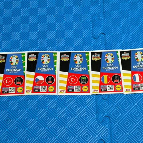 Topps Match Attax collectible cards set of 5 like new