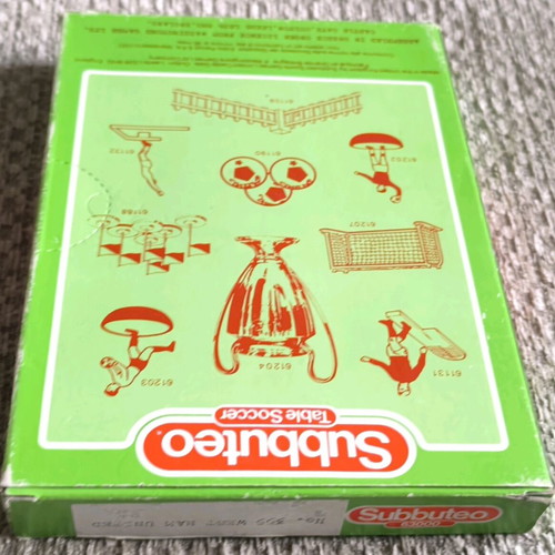 Subbuteo 63000 Team West Ham United 1981-1983 new