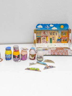 El Greco Egg Characters used, complete 1980s Easter set