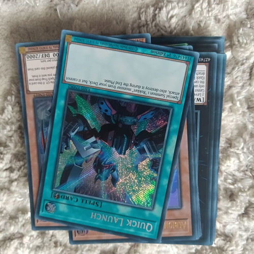 Yu-Gi-Oh Quick Launch V.3 Secret Rare card like new