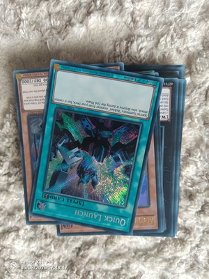 Yu-Gi-Oh Quick Launch V.3 Secret Rare card like new